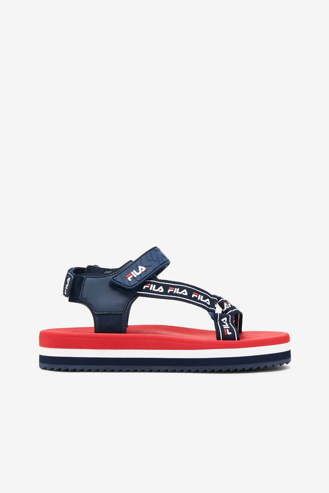 Fila Sandals Womens Navy/Red Spettro - Ireland 06781-RSDJ